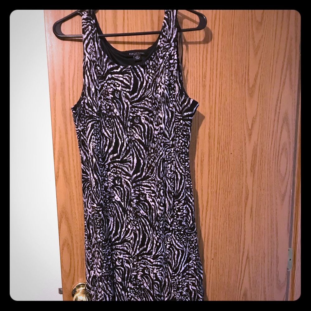 Zebra print dress